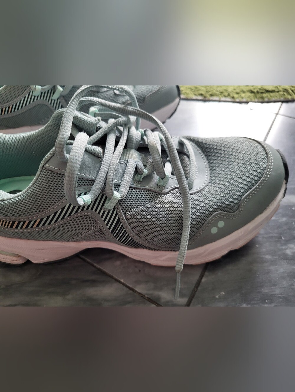 Ryka Women's Mint Lace-Up Athletic Sneakers 8.5 Memory Foam Insole - Picture 5 of 8